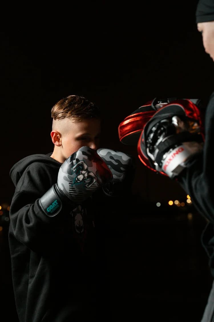 Junior boxing training at Moreno Boxing