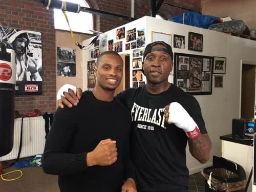 Carlos Moreno in a professional boxing setting
